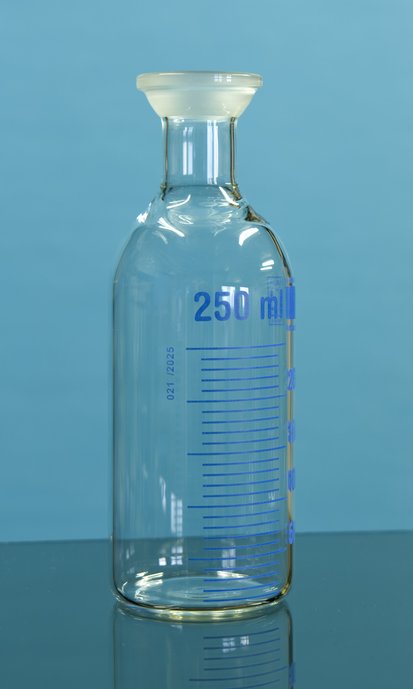Evaporator flask, cylindrical